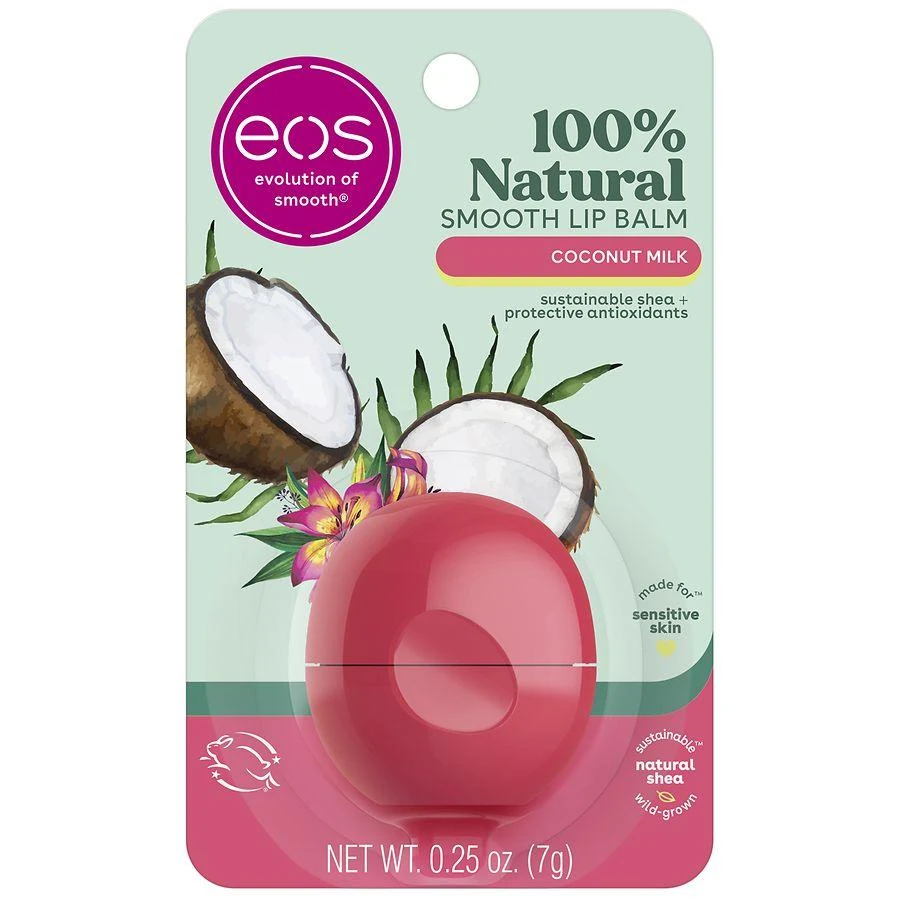 EOS Natural Shea Lip Balm Coconut Milk 1