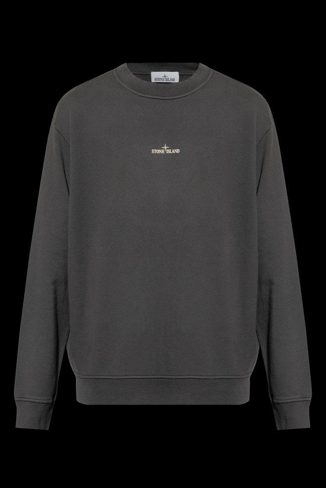 Stone Island Stone Island Logo Printed Crewneck Sweatshirt