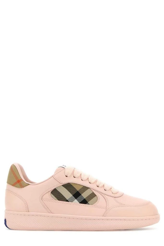 Burberry Burberry Terrace Checked Lace-Up Sneakers 1