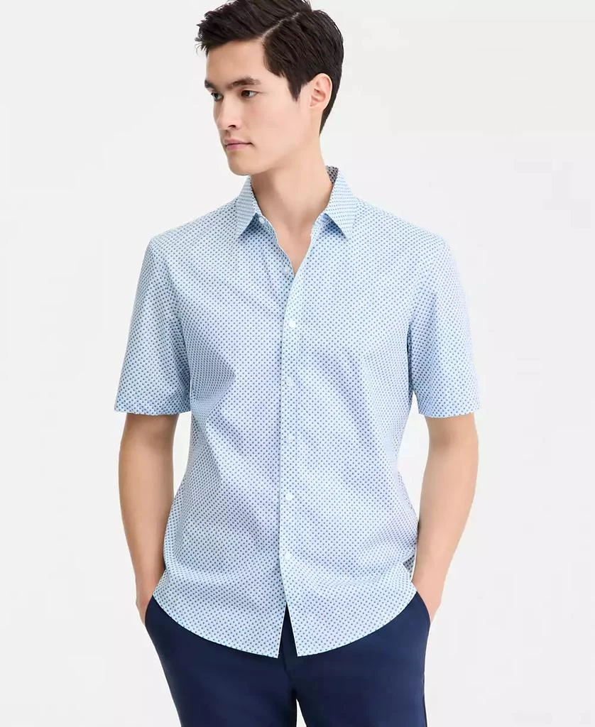 Men s Thomas Short-Sleeve Cotton Geo Shirt, Macy s Exclusive On Sale Now with Up to 50 Off Discover Exclusive Deals Savings at Authentic Alfani shirt Men men s fashion casual button up