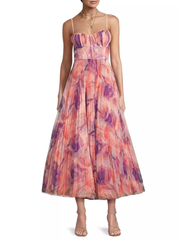 Hutch Amara Pleated Printed Dress 2