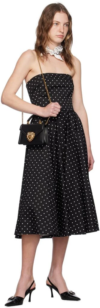 Dolce & Gabbana Black Small Smooth Calfskin Devotion Bag 4