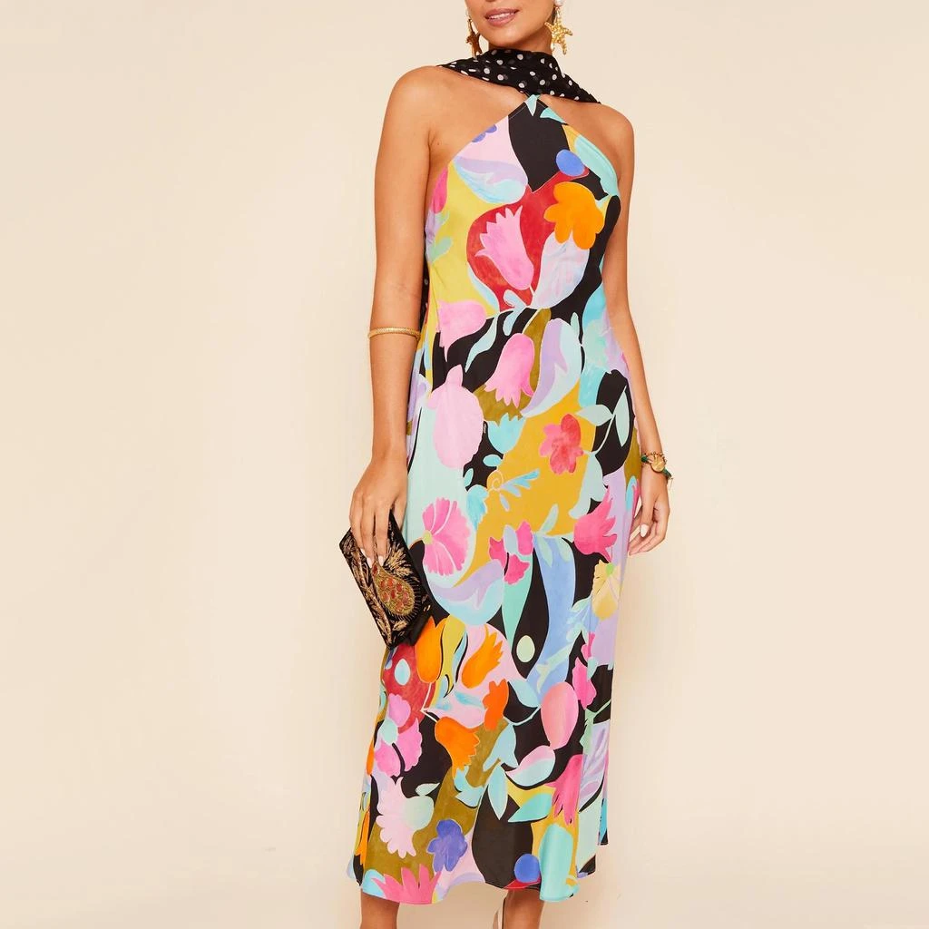 Rixo Rixo Hayley Floral-Print Crepe De Chine Dress 1