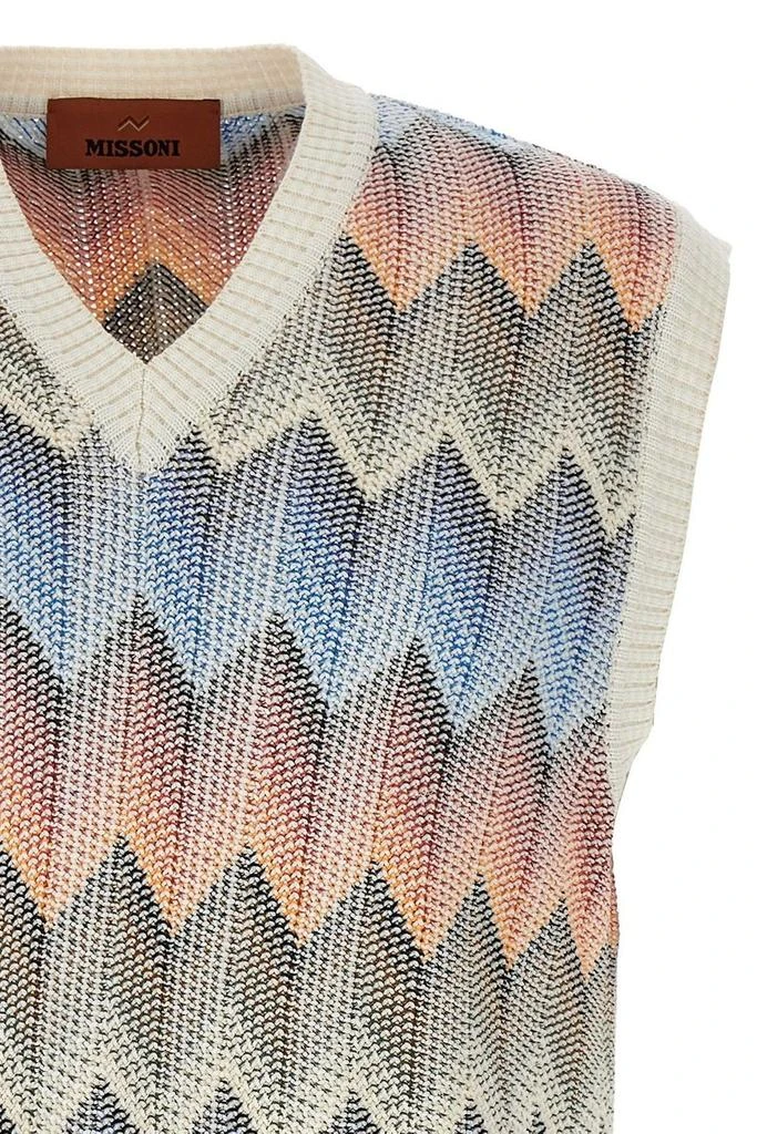 Missoni Missoni Chevron Knitted Vest 3