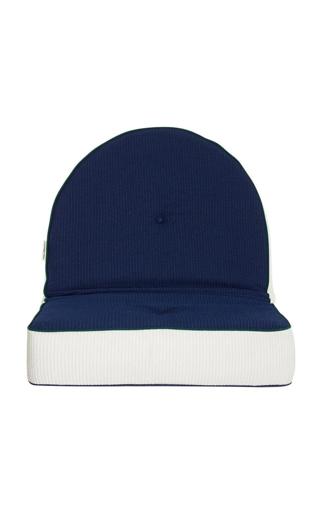 Business & Pleasure Business & Pleasure - The Reclining Pillow Lounger - Blue - Moda Operandi 1