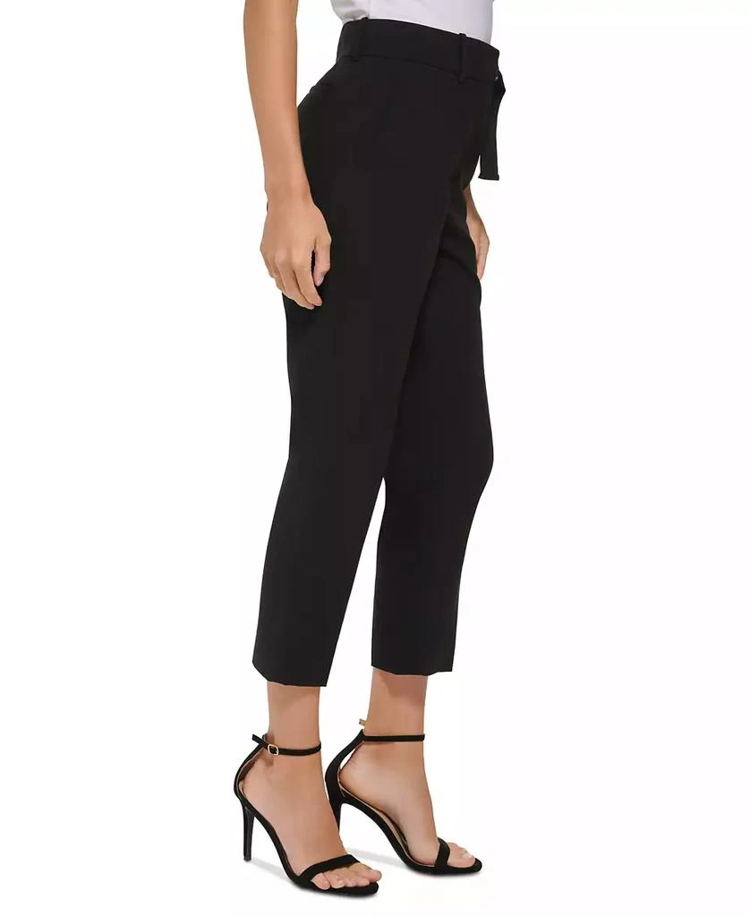 DKNY Women's Tab-Waist D-Ring Ankle Pants 3