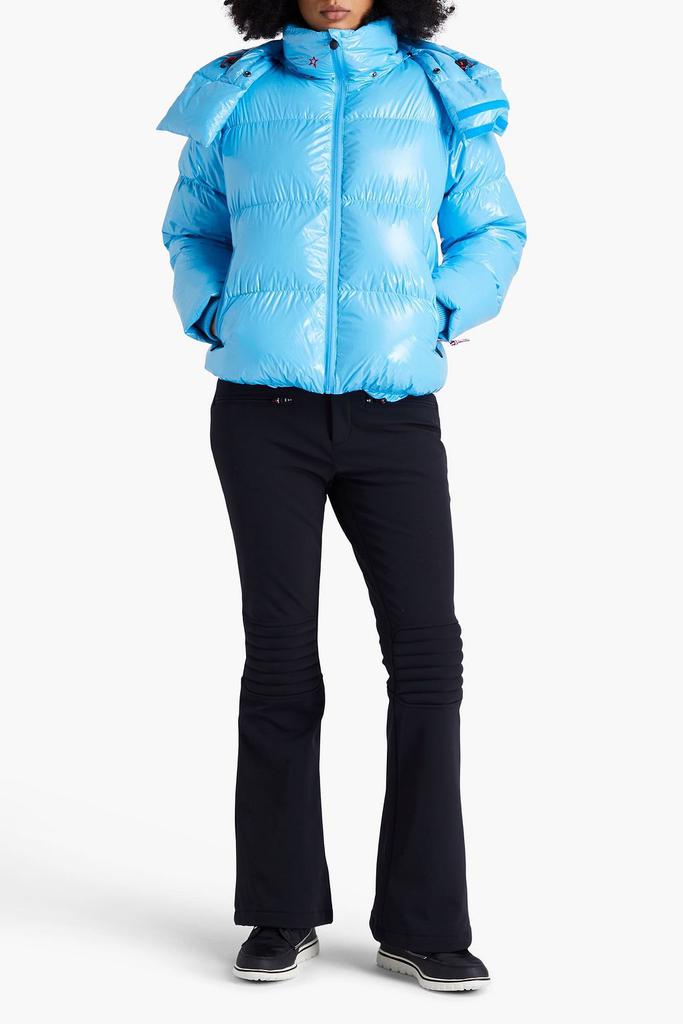 PERFECT MOMENT January quilted coated hooded ski jacket