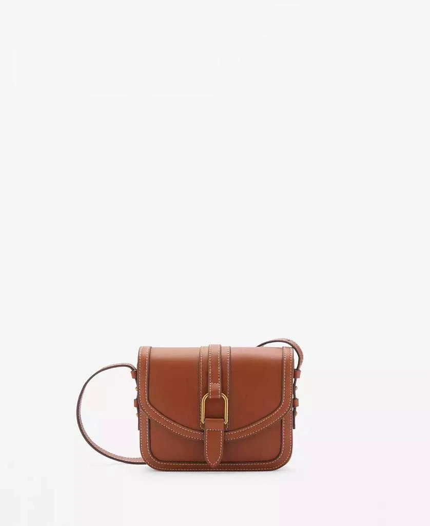 Mango Women's Leather-Effect Shoulder Bag 1