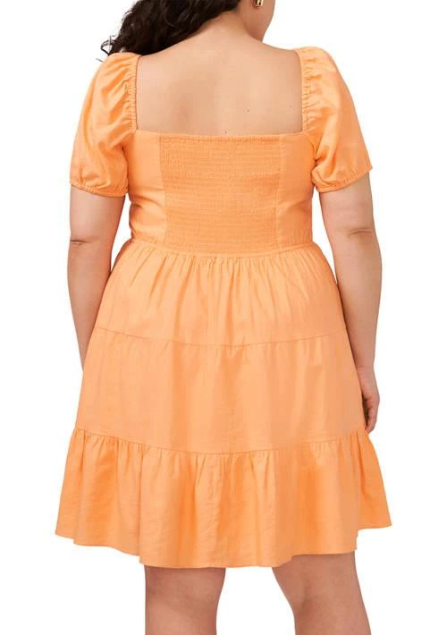 Shop Plus Size Blouson Sleeve Tiered Mini Dress on Sale at BeyondStyle   Get 60% Off Plus Size Blouson Sleeve Tiered Mini Dress with Limited-Time  Flash Deals, Exclusive Discounts, and Special Offers.