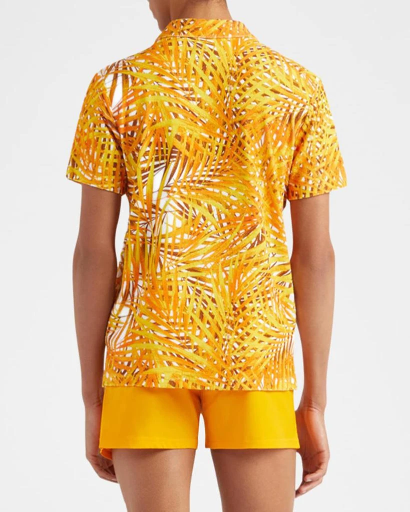 Vilebrequin Men's Palm Leaves Camp Shirt 3