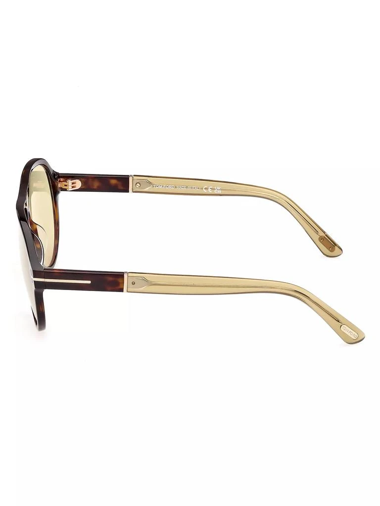 Tom Ford Quincy 59MM Pilot Sunglasses 3
