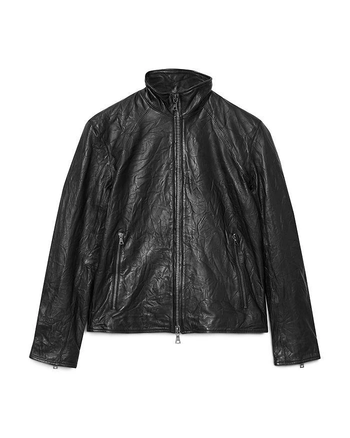 John Varvatos Ansel Crinkle Leather Jacket 5