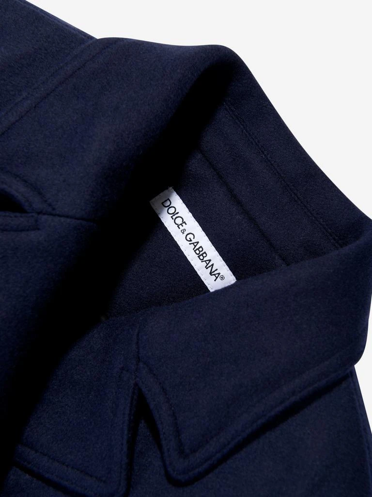 Dolce & Gabbana Dolce & Gabbana Boys Pea Coat in Navy 3