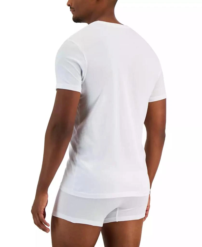 Alfani Men's 4-Pk. Classic-Fit Solid Cotton Undershirts, Created for Macy's 2