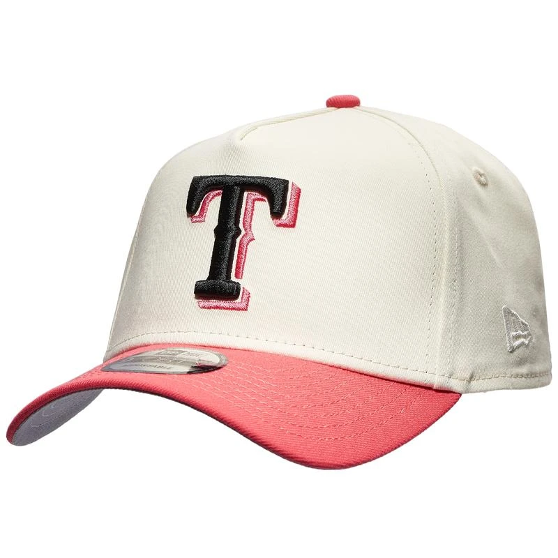 New Era New Era Rangers 9FORTY AF Chrome & Coral Cap - Men's 1