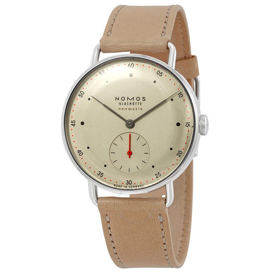 Nomos Glashutte Metro Neomatik Automatic Champagne Dial Ladies Watch 1107
