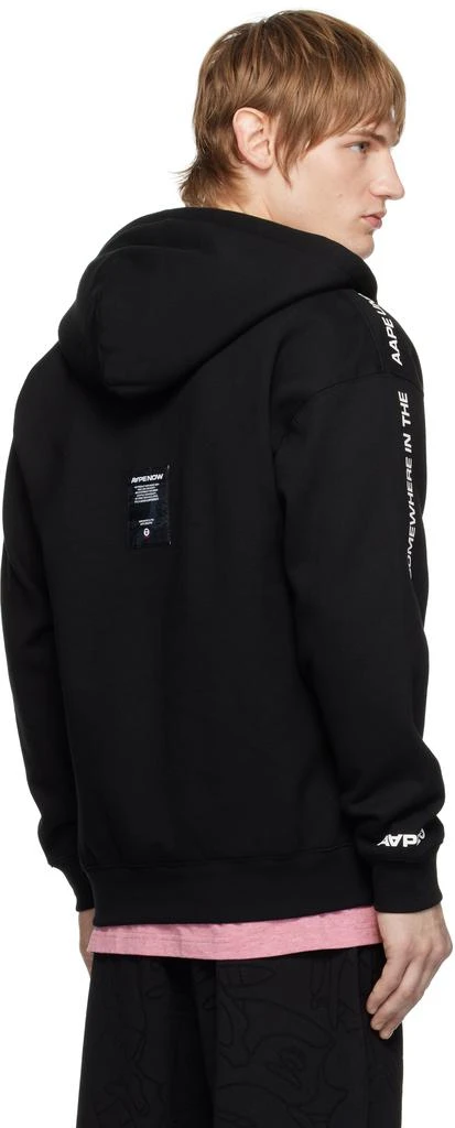 AAPE Black 'AAPE NOW' Hoodie 3