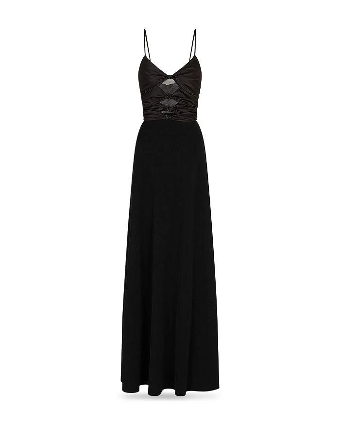 emporio armani evening dresses Giorgio Armani Draped Silk Cocktail Dress