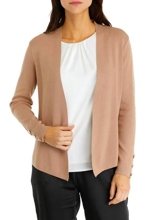 THE LIMITED Limited Womens Black Open Cardigan 1