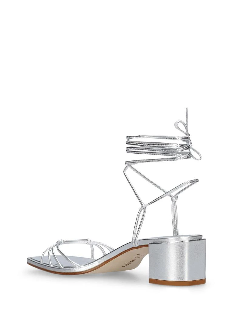 AEYDE 55mm Serafina Metallic Leather Sandals 3