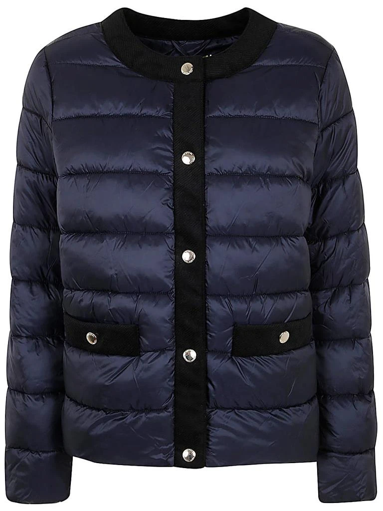 Michael Kors Collarless Packable Jacket W Corduroy Trim 2