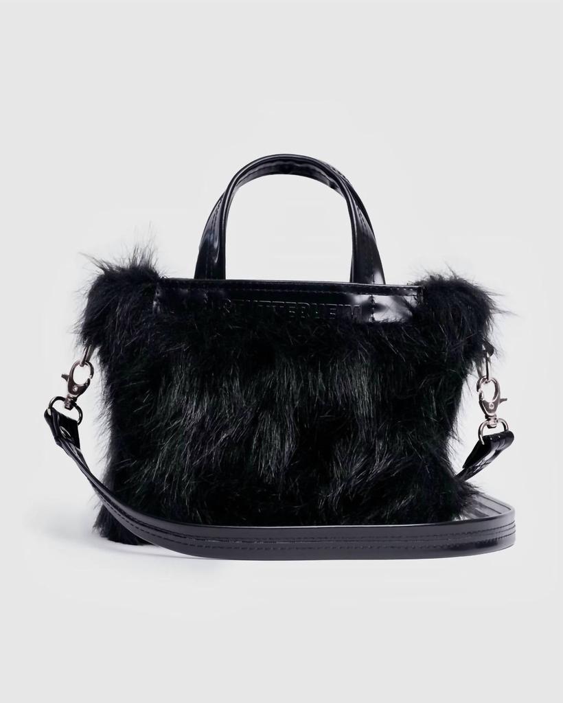 Stutterheim Women's Biblio Mini Faux Bag In Black