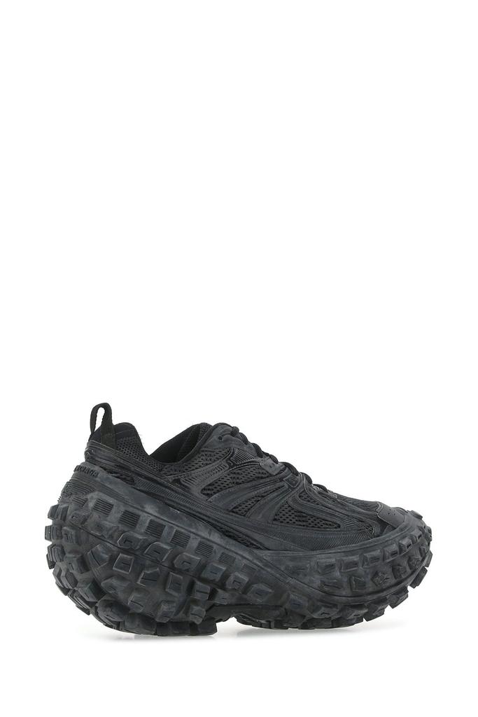 Balenciaga Black nylon and mesh Defender sneakers