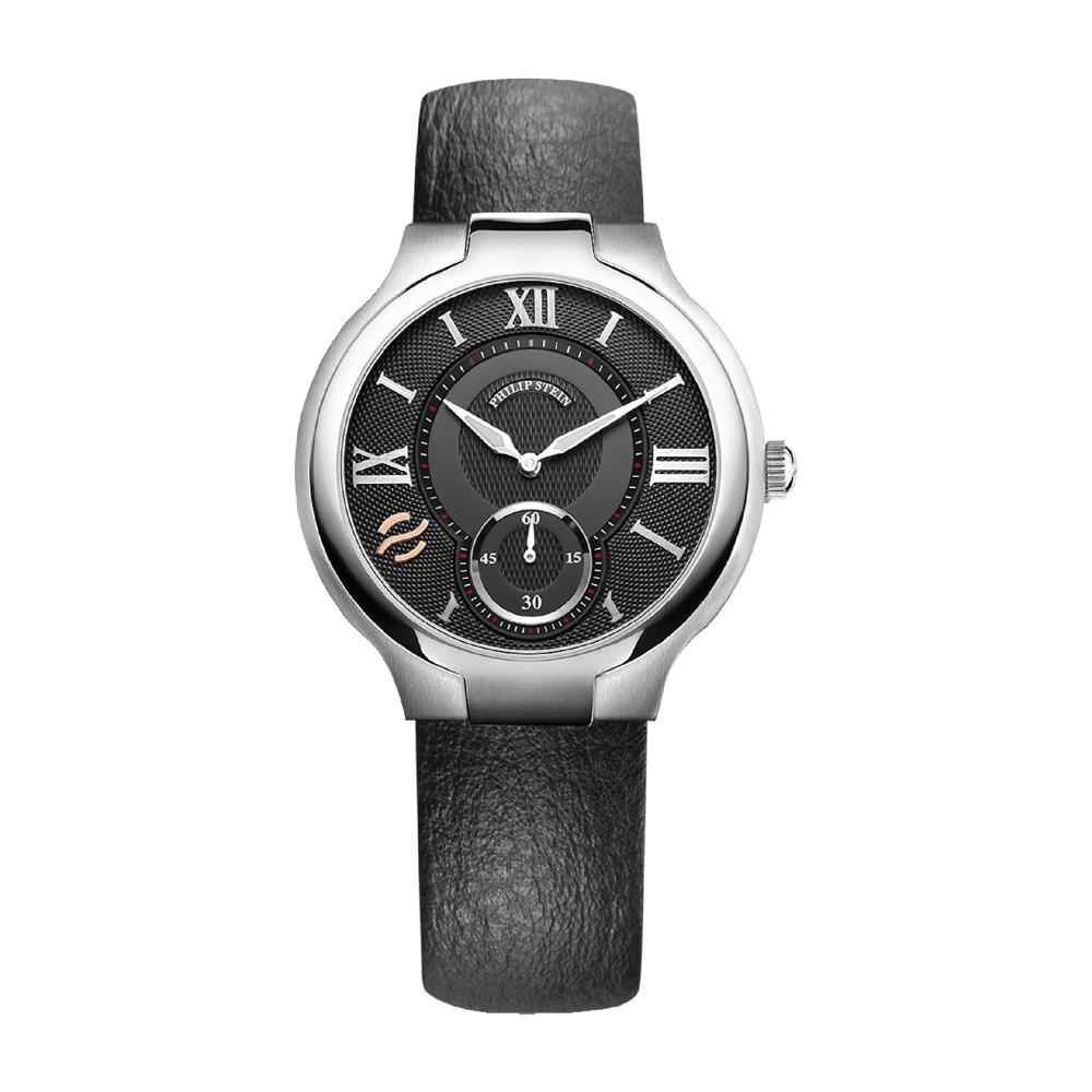 Philip Stein Classic Round Large - Model 42-BK-CB