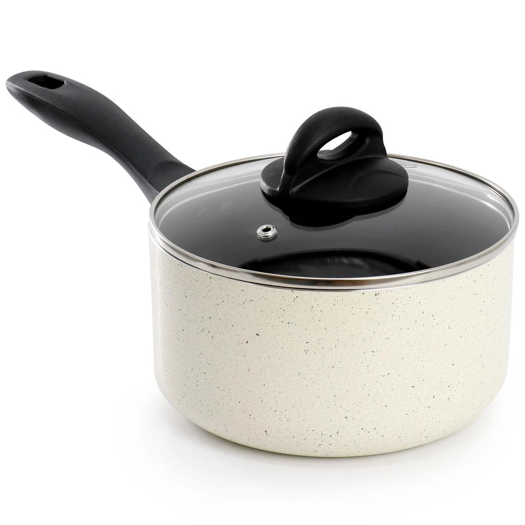 Oster Clairborne 7 Piece Nonstick Aluminum Cookware and Kitchen Tool Set in Linen 4