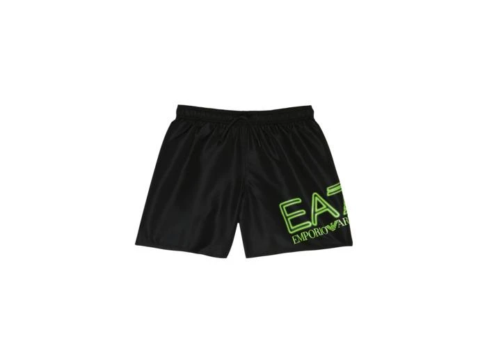 EA7 Boxer tissé pour garçon - noir 1