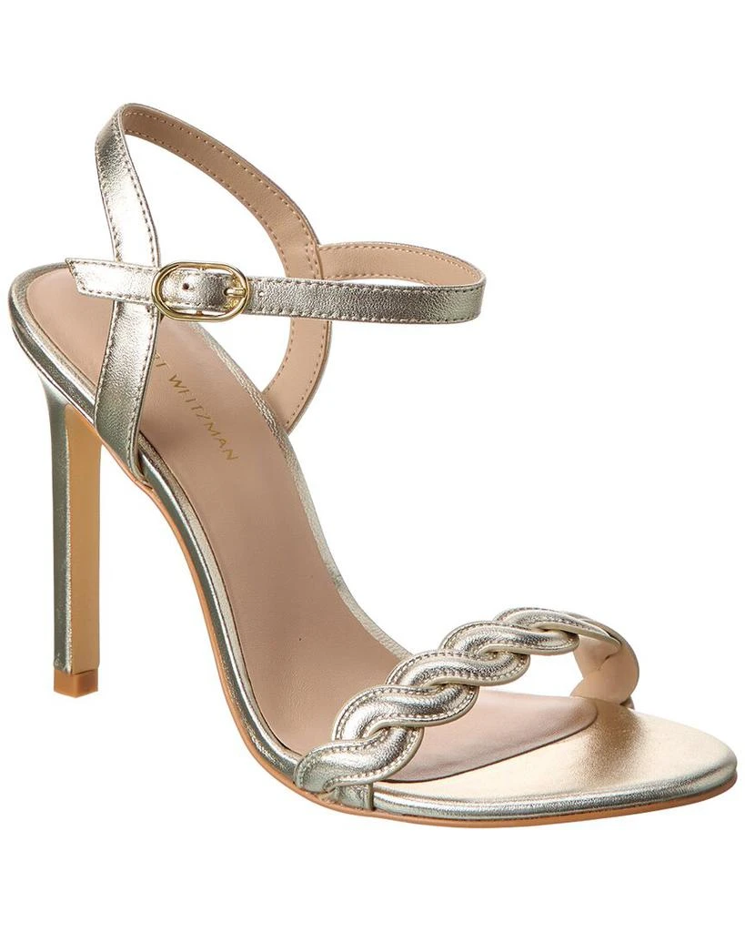 Stuart Weitzman Stuart Weitzman Dancer Twistie 100 Leather Sandal 1