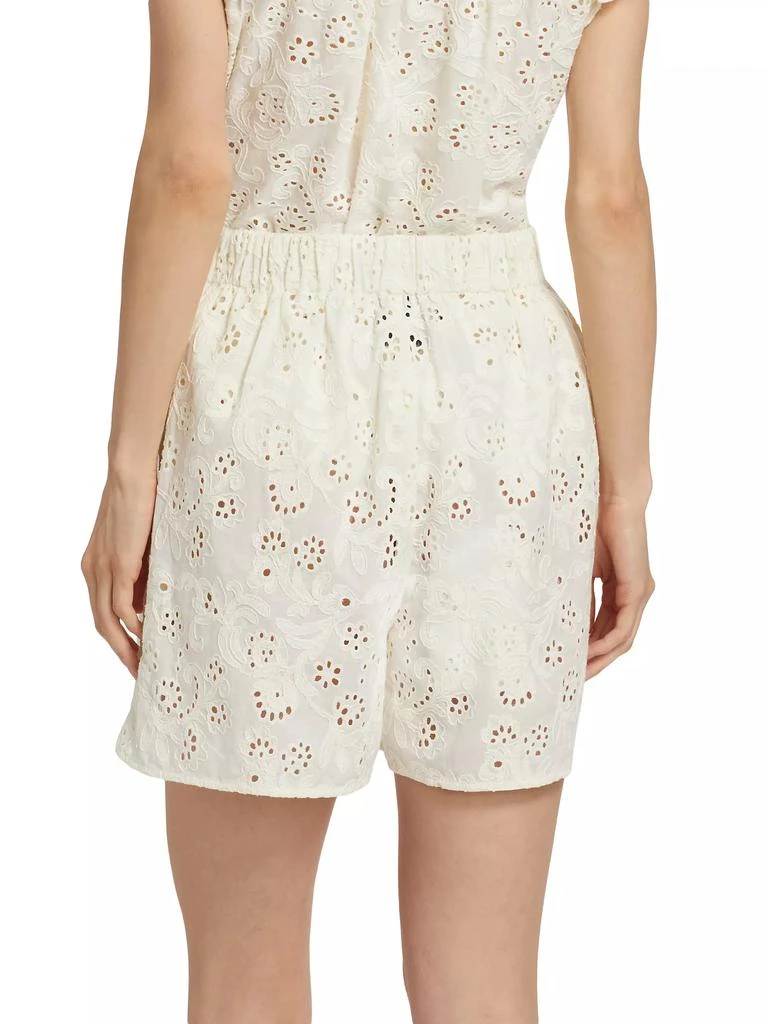 Aknvas Kudo Eyelet Cotton Shorts 5