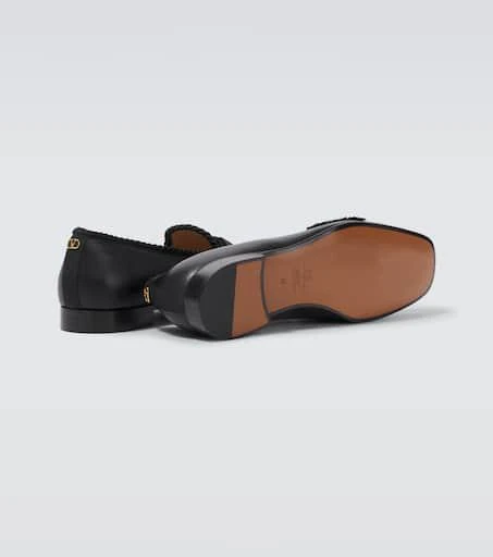 Valentino Bowow bow-detail leather loafers 7