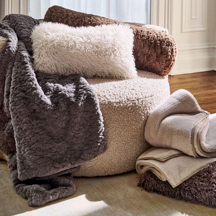 Hudson Rabbit Faux Fur Throw Blanket - Exclusive 4