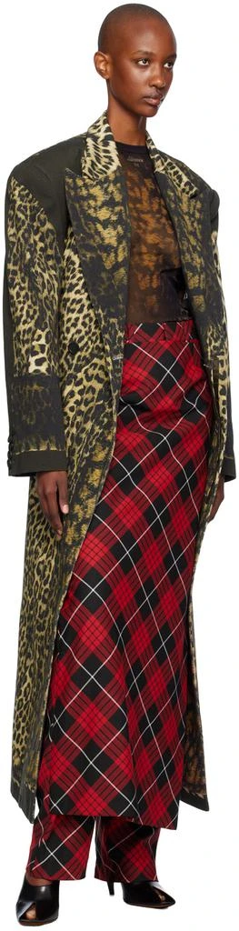 Jean Paul Gaultier Red Tartan Trousers 5