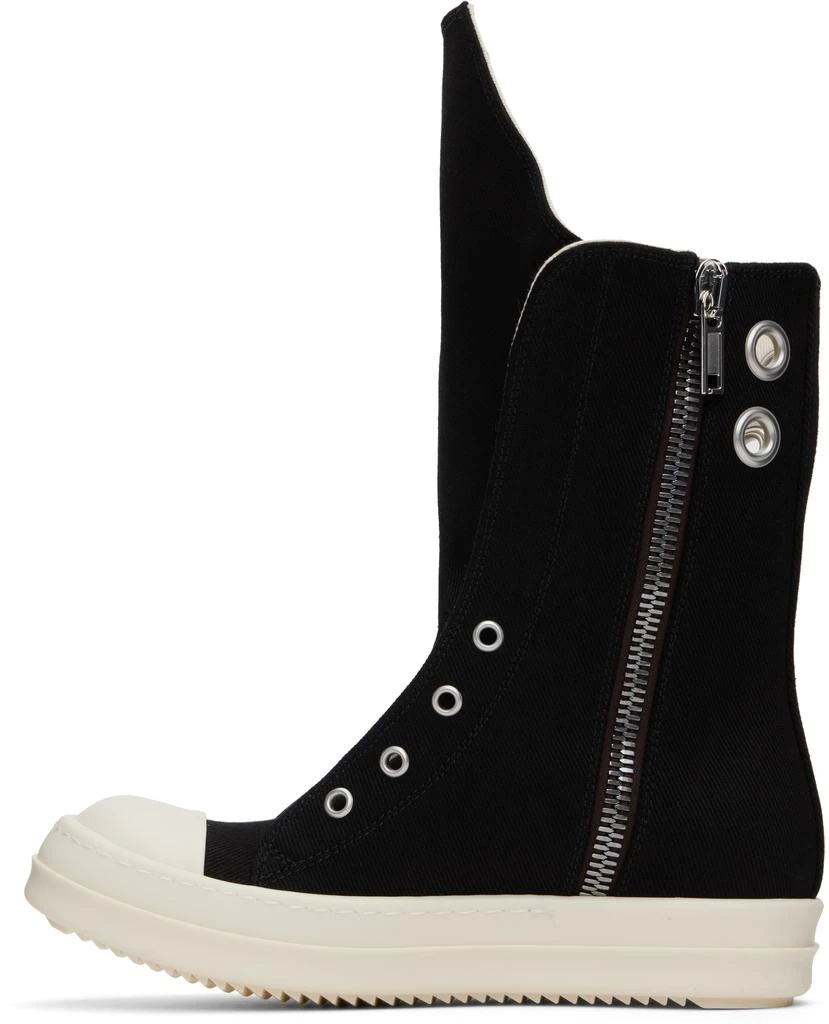 Rick Owens Black Hollywood Boot Sneaks Sneakers 3