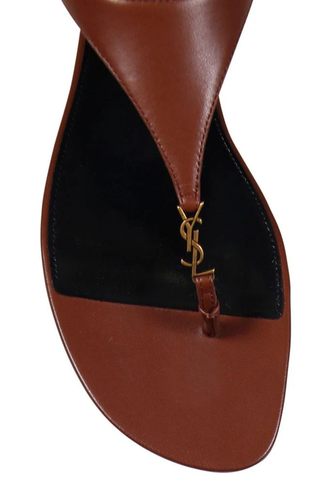 Yves Saint Laurent Saint Laurent Cassandra Logo Plaque Sandals 4