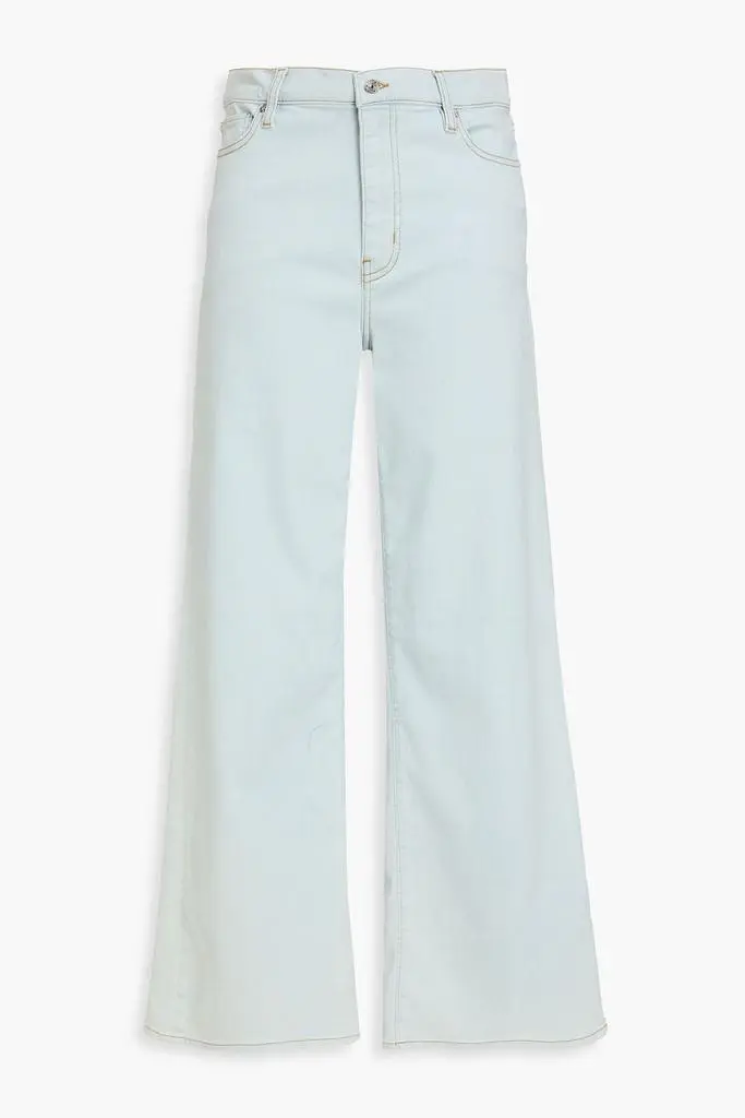 FRAME Le Slim Palazzo high-rise wide-leg jeans