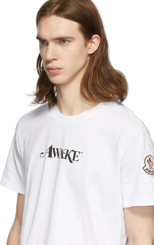 Moncler 2 Moncler 1952 White Awake NY Edition Logo T-Shirt 4