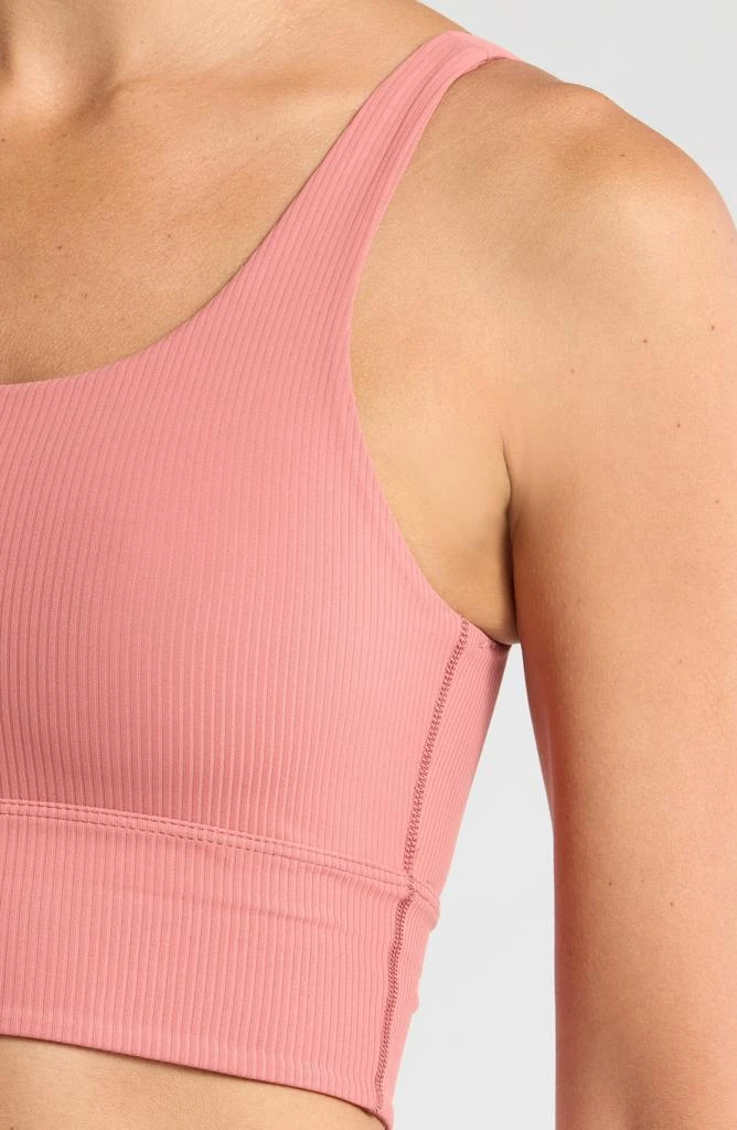 NIKE Zenvy Rib Dri-FIT Longline Sports Bra 4