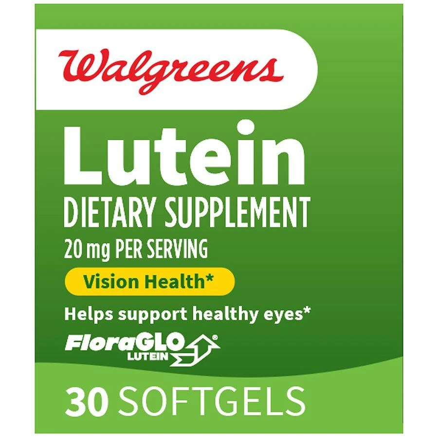 Walgreens Lutein 20 mg Softgels (30 days) 1