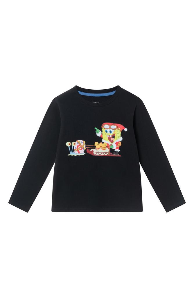 Andy & Evan Kids' SpongeBob Long Sleeve Graphic T-Shirt