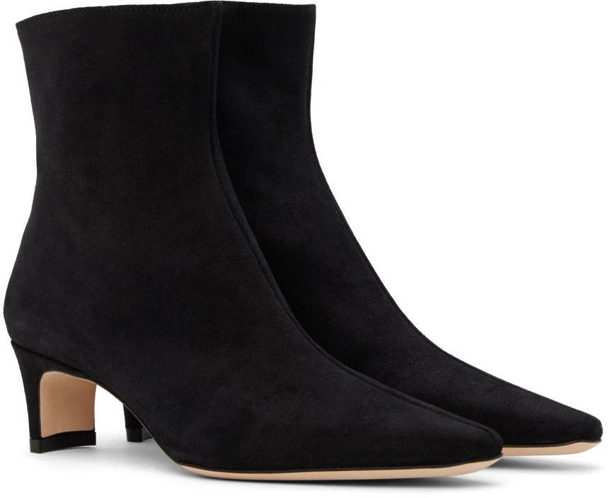 Staud Black Wally Ankle Boots 4