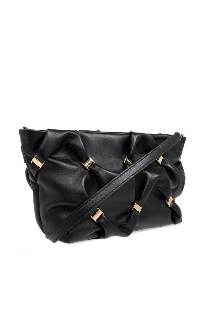 Salvatore Ferragamo Ferragamo Gancini Detailed Gathered Shoulder Bag 3