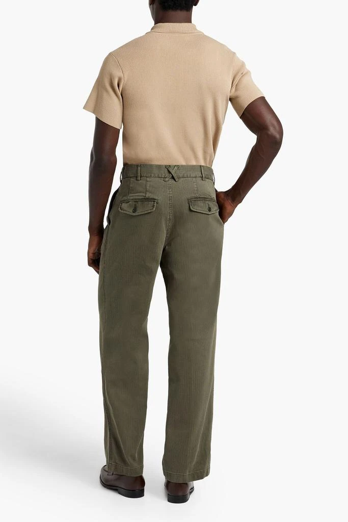 Alex Mill Bedford pleated cotton-corduroy suit pants 3
