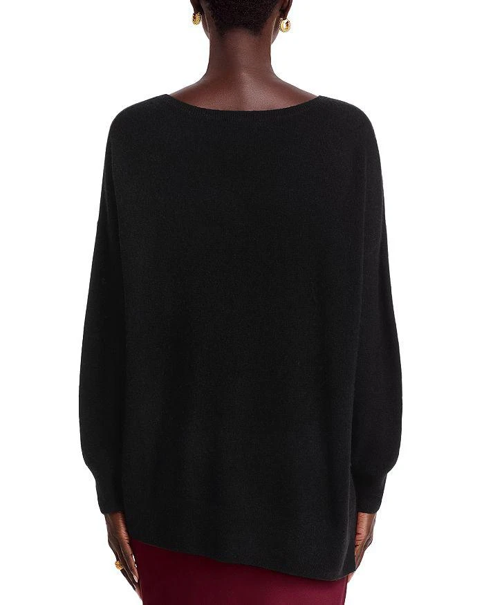 C by Bloomingdale's Cashmere Boat Neck Side Slit Asymmetrical Sweater - Exclusive 3