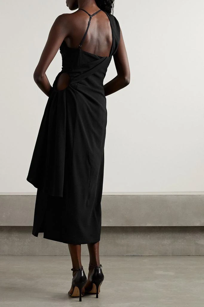 jacquemus abanada draped asymmetric dress Ever-Pretty Corset Top See-Through Tulle Sleeveless Evening Dress with Sweetheart main image 0