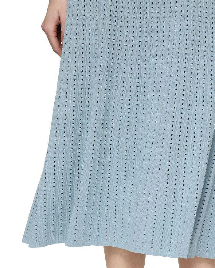 Lafayette 148 New York Pointelle Stitch Skirt 3