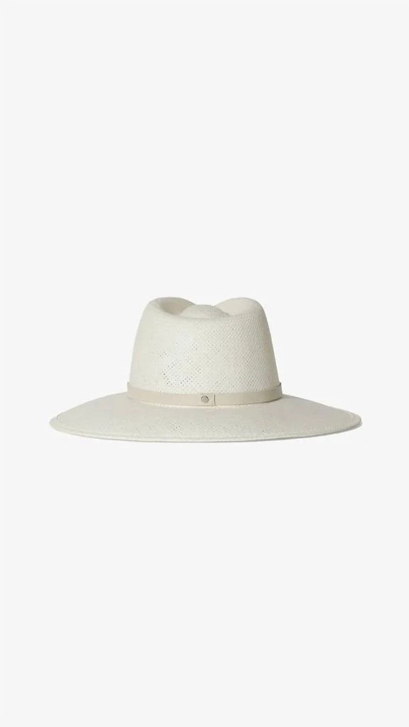 Janessa Leone Janessa Leone - Women's Valentine Packable Straw Fedora Hat 1