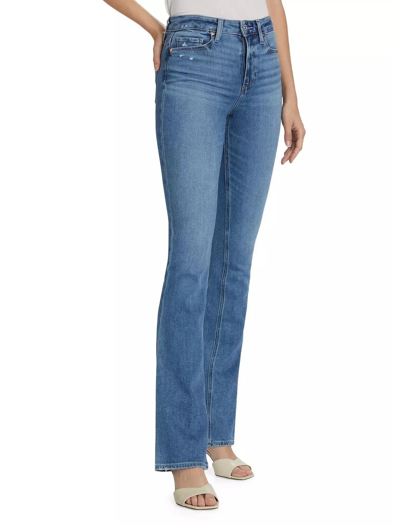 Paige Laurel Canyon High-Rise Straight-Leg Jeans 4